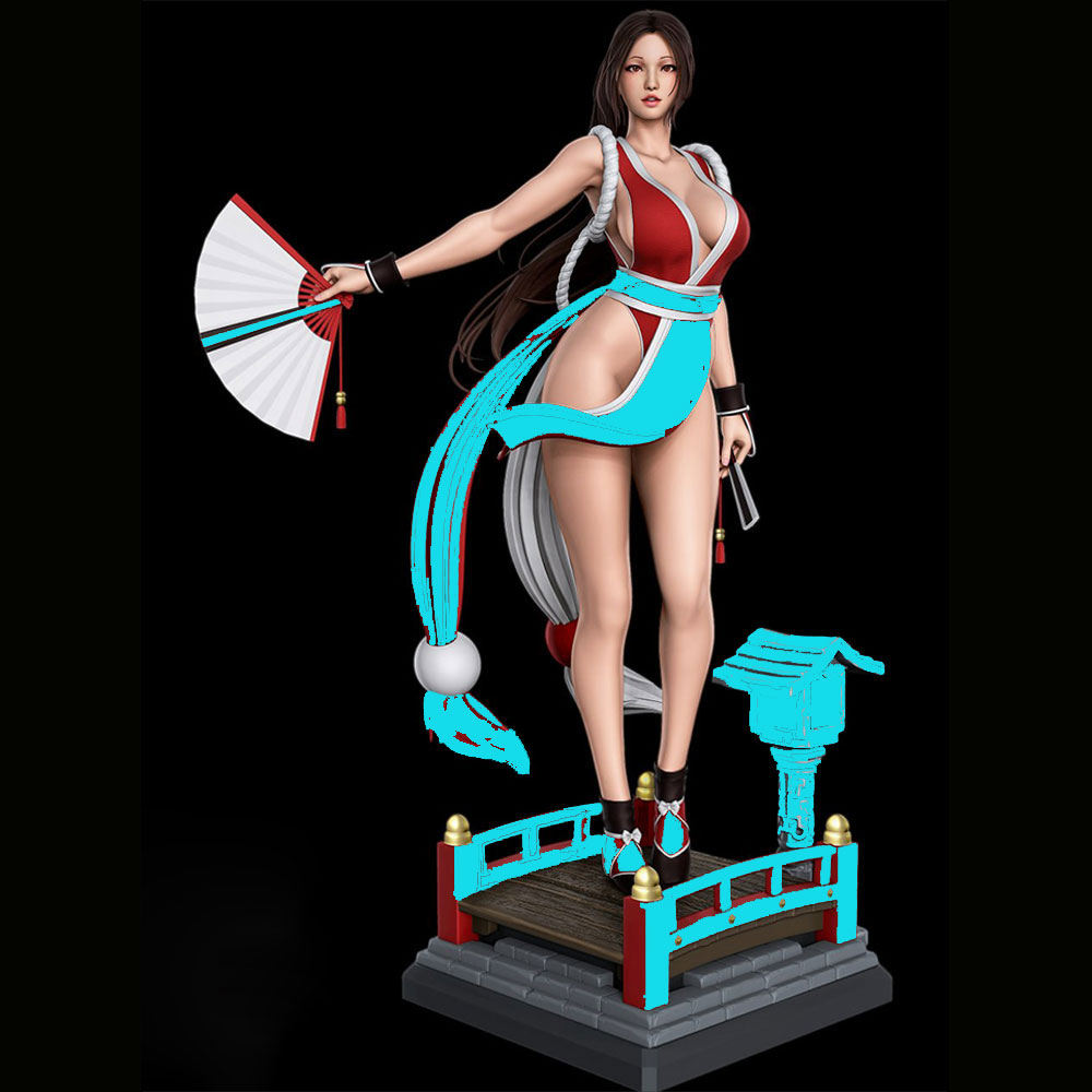 3D Printing App - Estatua en miniatura de resina de