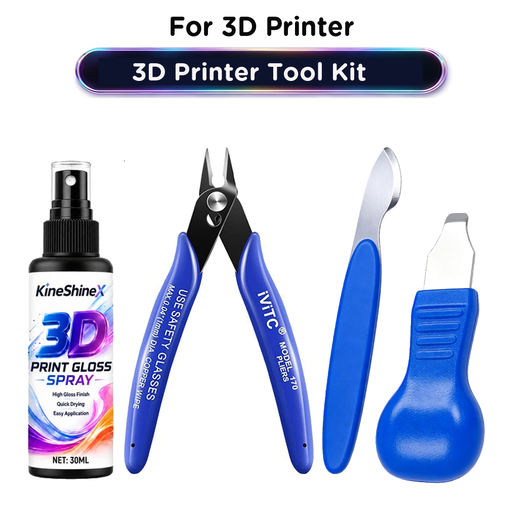 Print Removal Spatula - Kit de Postprocesamiento para Impresión 3D,