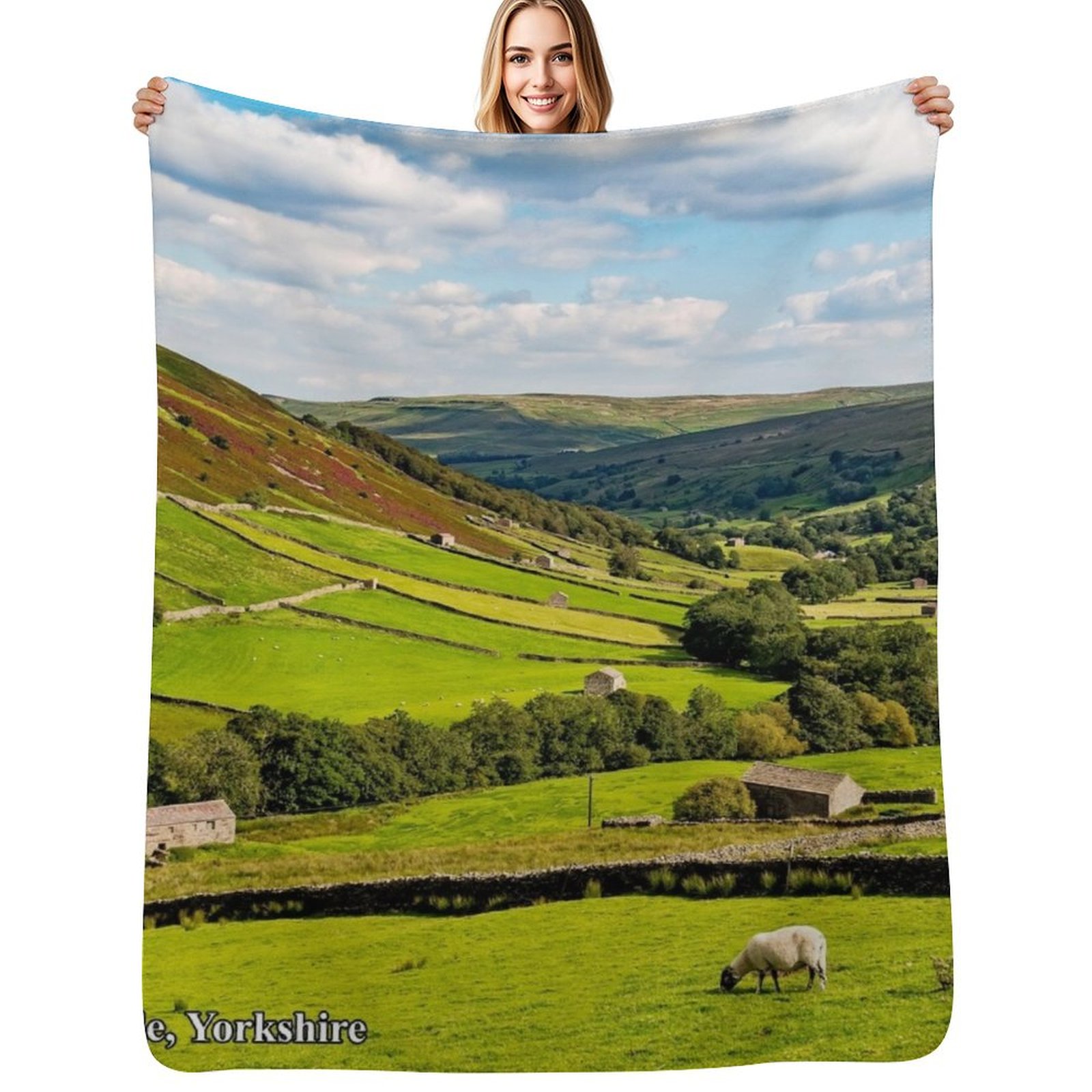 3D Printing Yorkshire - Manta de felpa suave Yorkshire Dales