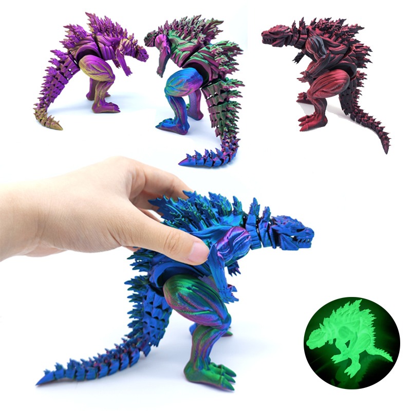 3D Printing Joint - Figura de Acción de Dinosaurio Musculoso