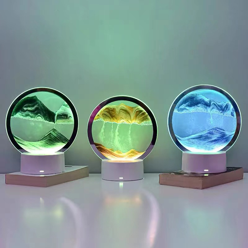 3D Printing Food - Reloj de arena creativo luminoso pintura