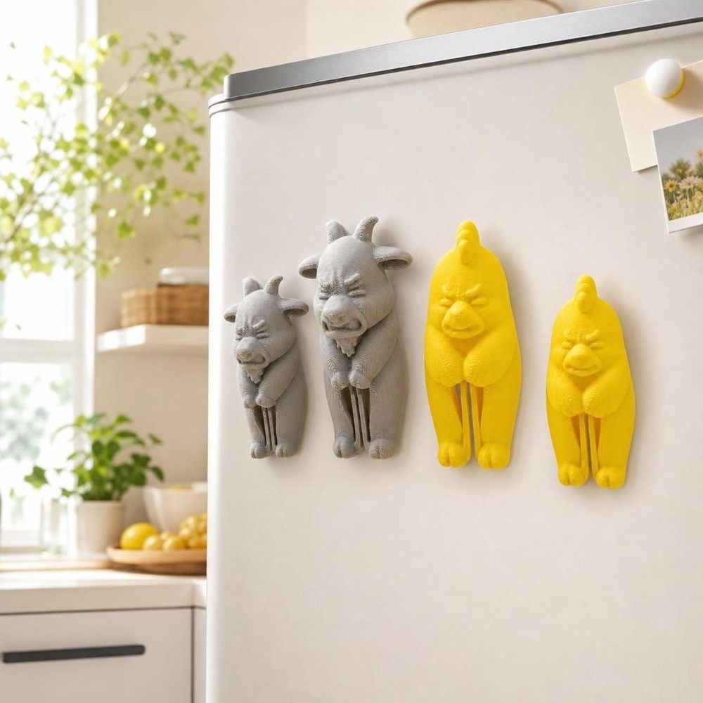 3D Printing Food - 2 piezas de clips decorativos con