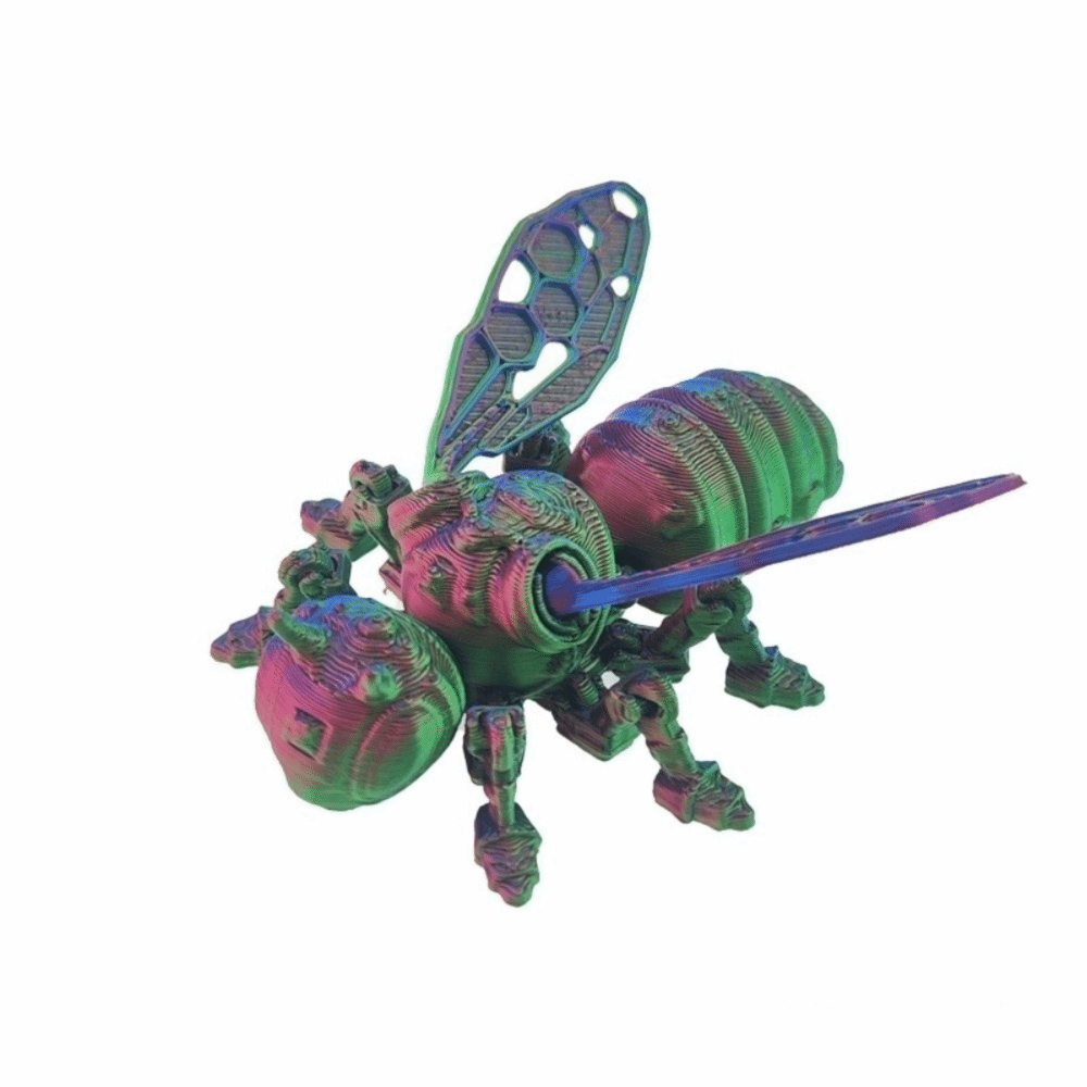 3D Printing Joint - Modelo de Abeja Impreso en 3D