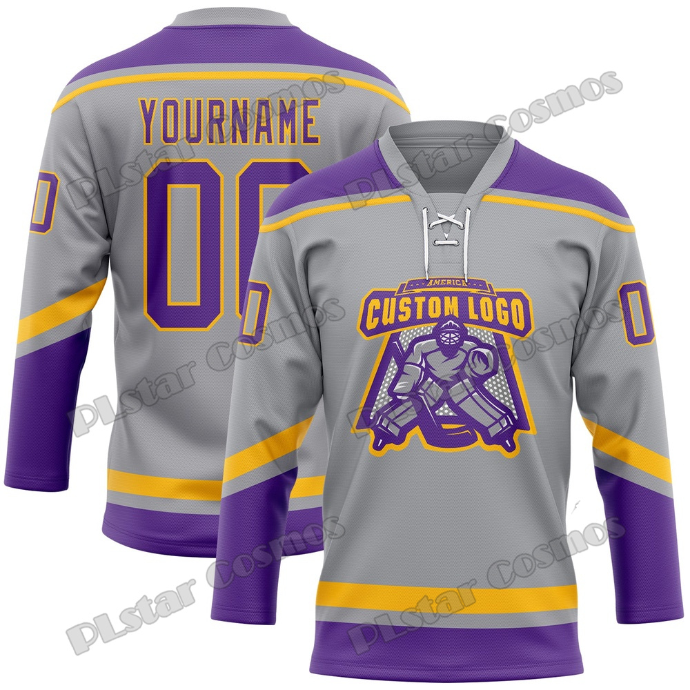 Camiseta de Hockey para Hombre - 3D Printing Logo reseña y precio
