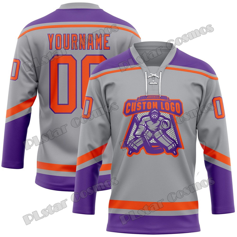 Camiseta de Hockey para Hombre - 3D Printing Logo reseña y precio