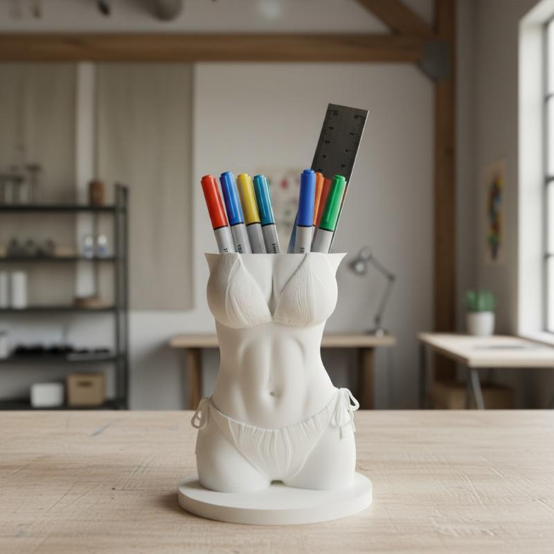 Portalápices con forma de cuer - 3D Printing Pen For Adults reseña y precio