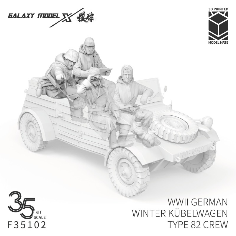 Galaxy F35102 1/35 KÜBELWAGEN  - 3D Printing Metal reseña y precio