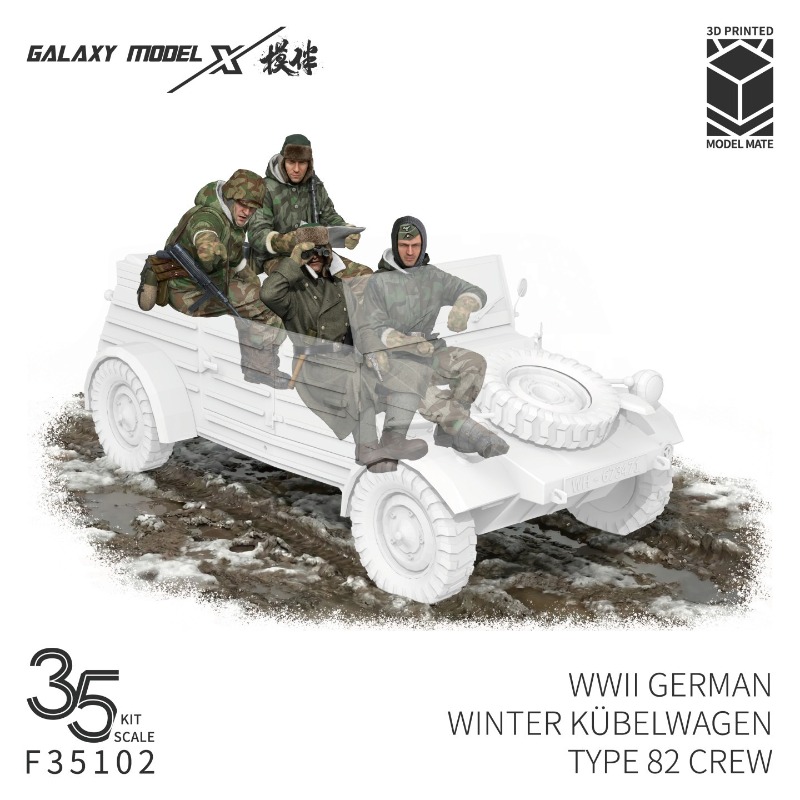 Galaxy F35102 1/35 KÜBELWAGEN  - 3D Printing Metal reseña y precio