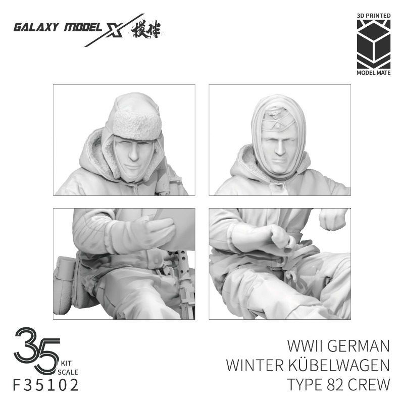 Galaxy F35102 1/35 KÜBELWAGEN  - 3D Printing Metal reseña y precio