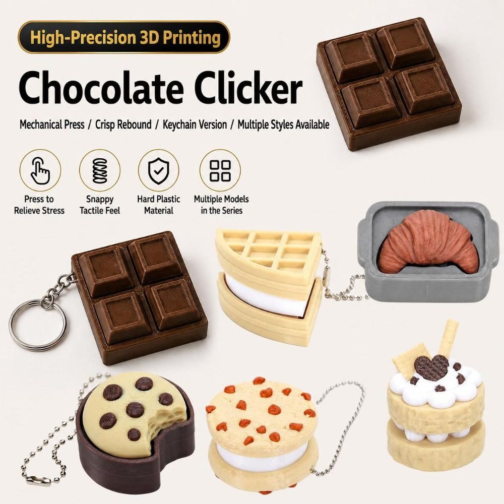Clicker de Comida Realista con - 3D Printing Food reseña y precio