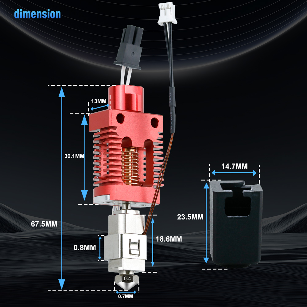 Kit Hotend para Creality Ender - Ender 3 Upgrade Kit reseña y precio