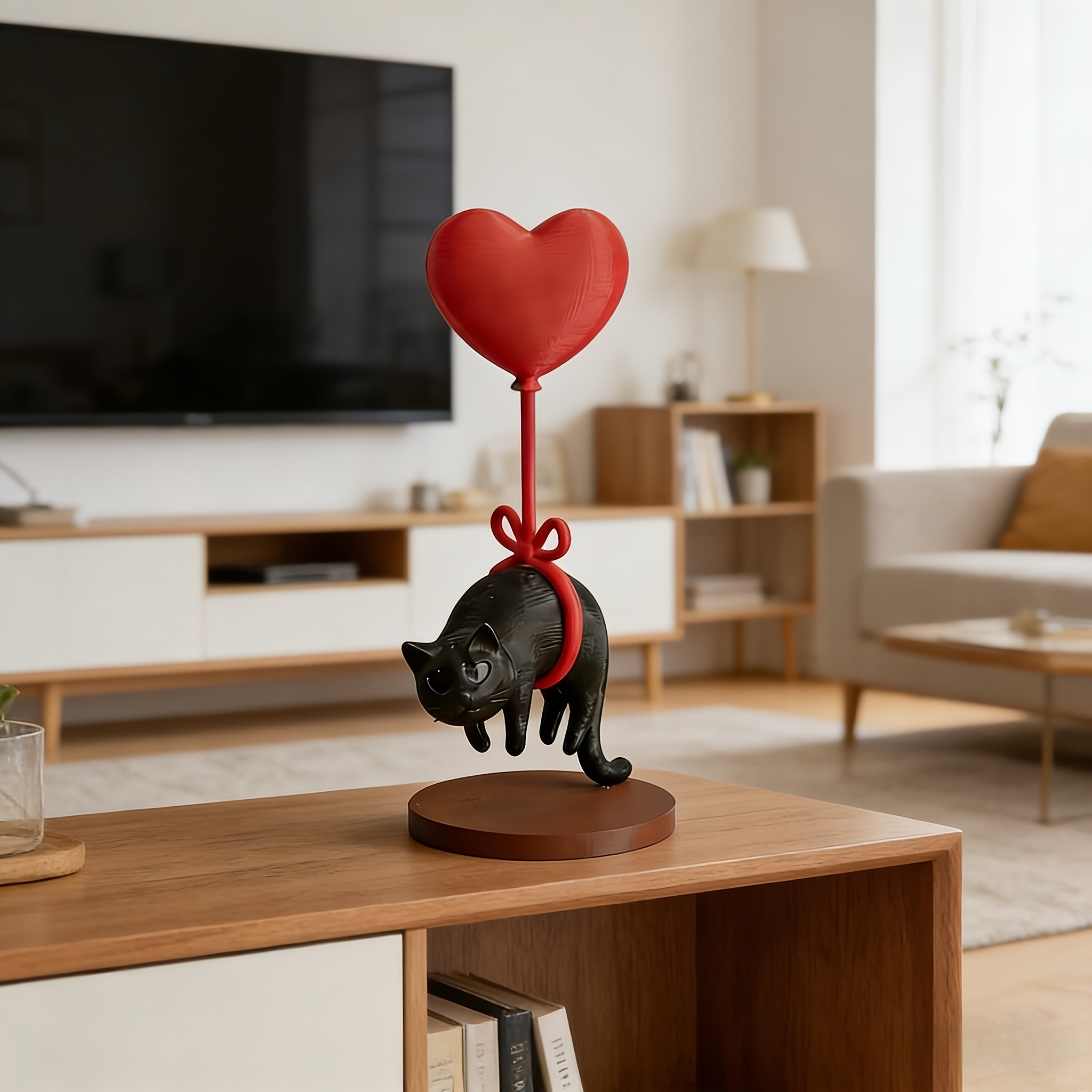 Gato Flotante con Globo de Cor - 3D Printing House reseña y precio