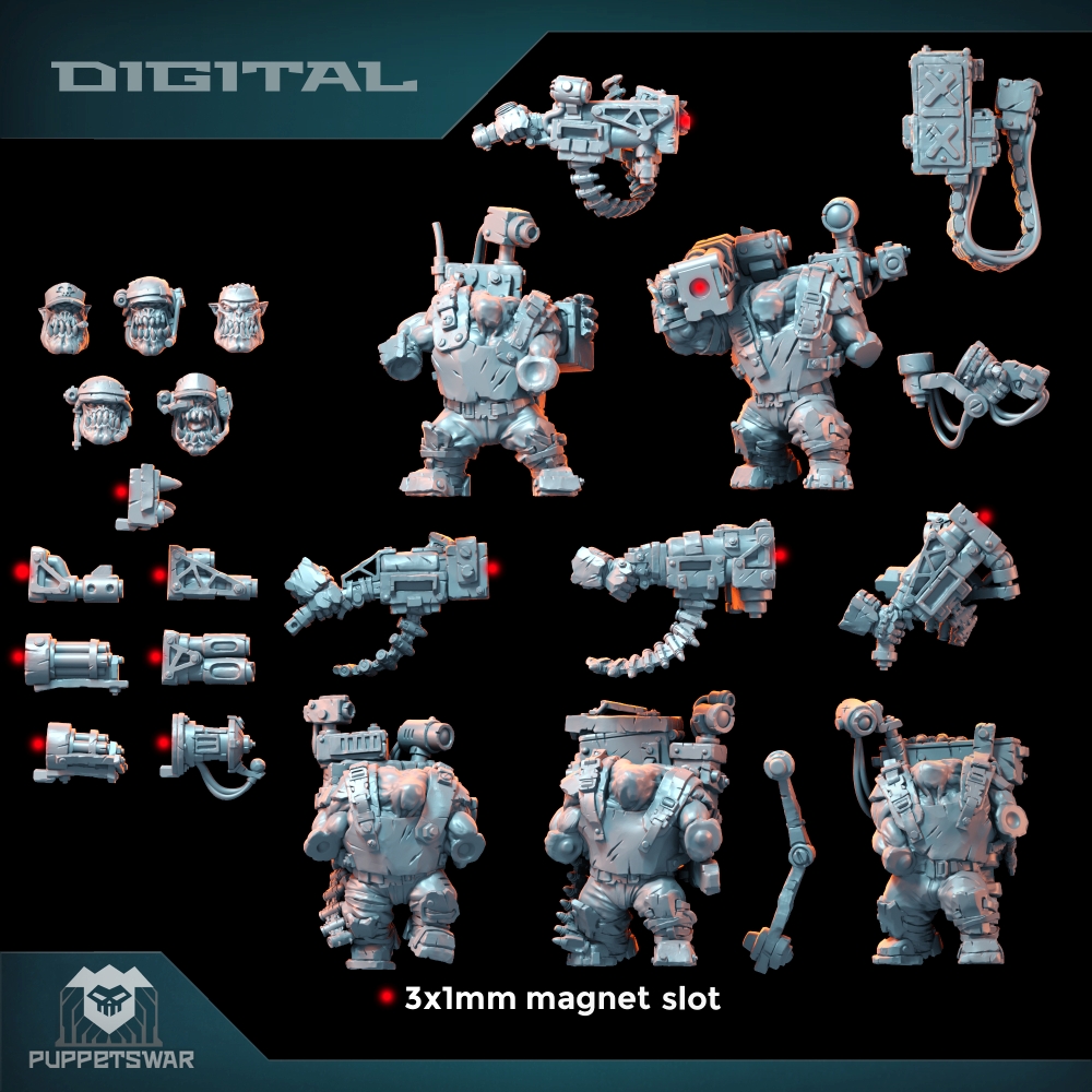 Orc Ultimate Badasses Squad, F - 3D Printing App reseña y precio