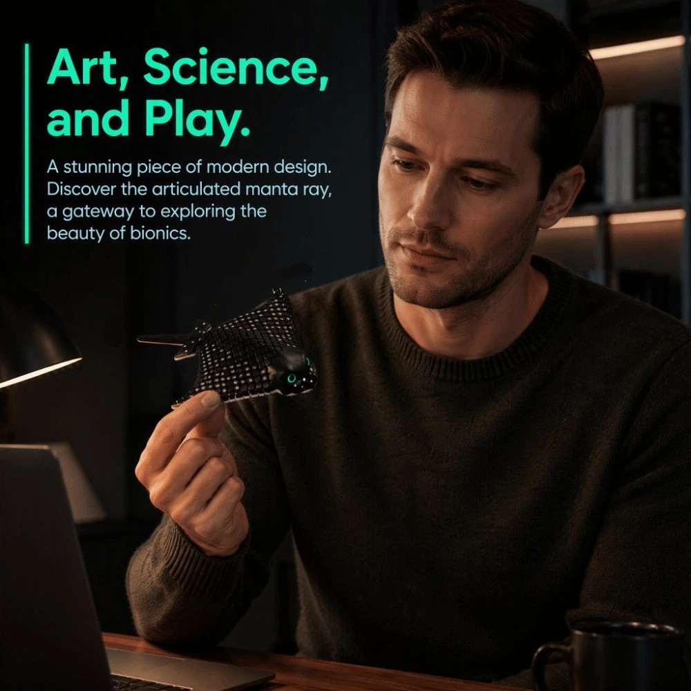 Figura de Mantarraya Impresa e - 3D Printing Room reseña y precio