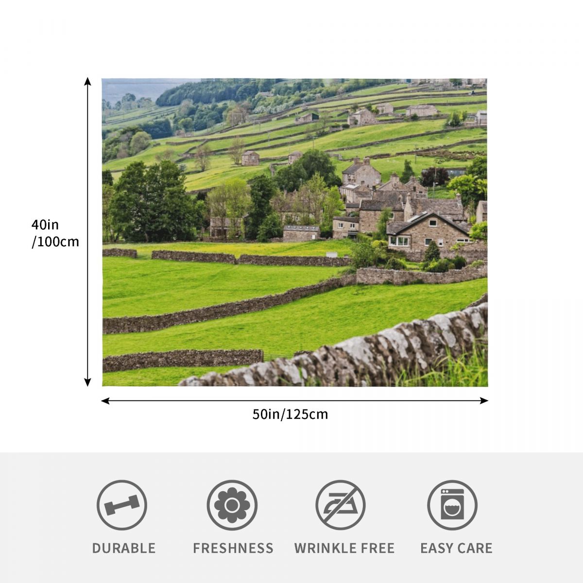 Manta decorativa Gunnerside Yo - 3D Printing Yorkshire reseña y precio