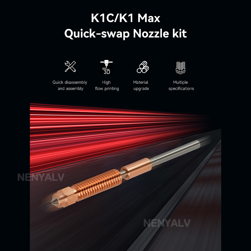 Boquilla K1C K1 Max/Creality K - Ender 3 Upgrade Kit reseña y precio