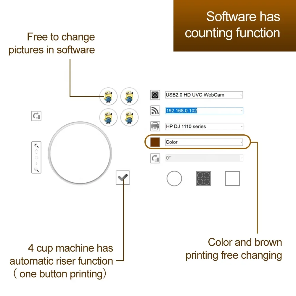 Impresora de café 3D mejorada  - 3D Printing Software reseña y precio