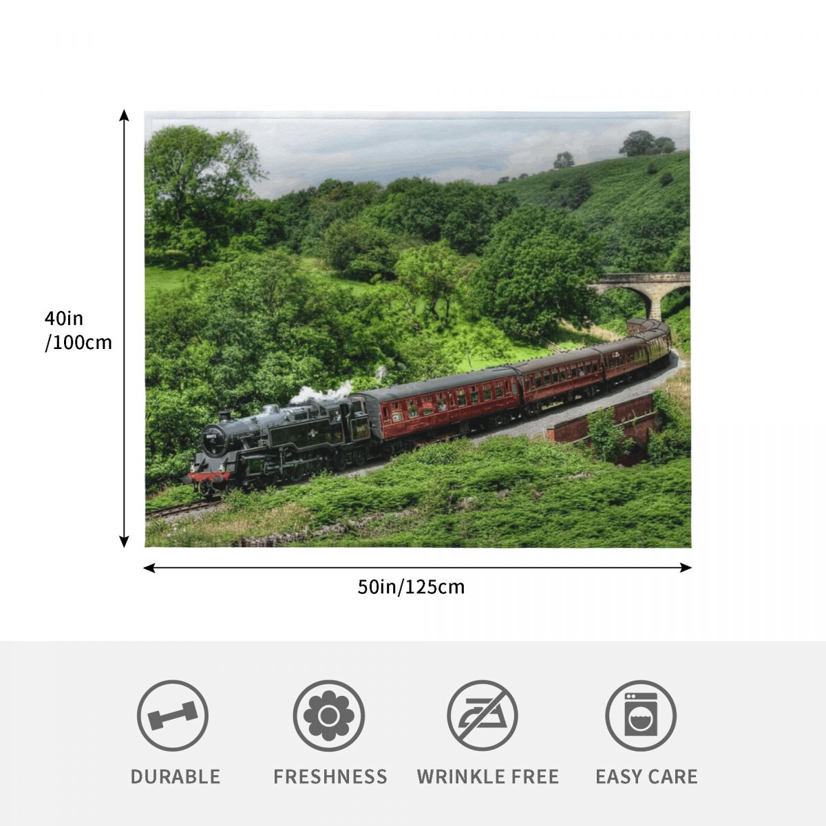 Manta decorativa North Yorkshi - 3D Printing Yorkshire reseña y precio