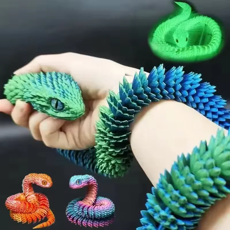 Serpiente impresa en 3D, jugue - 3D Printing Joint reseña y precio