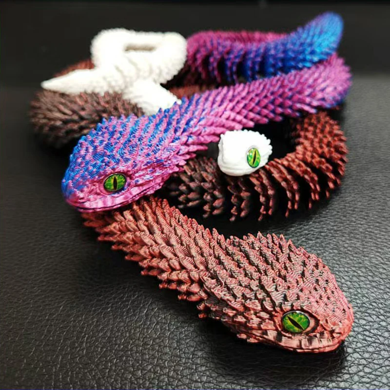Serpiente impresa en 3D, jugue - 3D Printing Joint reseña y precio