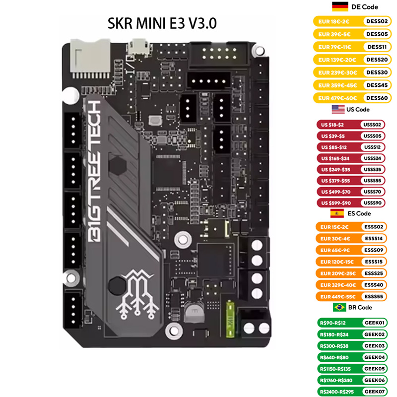BIGTREETECH placa base SKR MIN - Ender 3 Upgrade Kit reseña y precio
