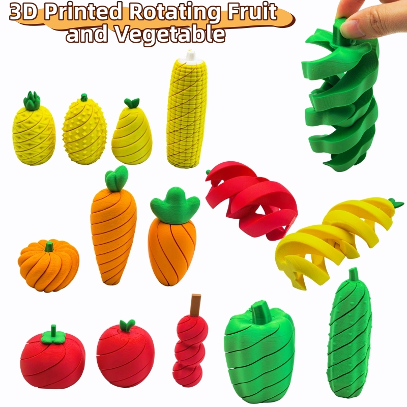 Serie de Juguetes Antiestrés d - 3D Printing Food reseña y precio